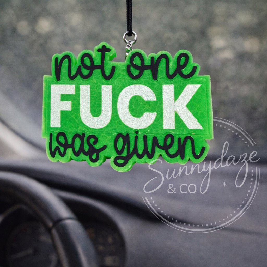 Not One F*ck - Neon Green/Blk