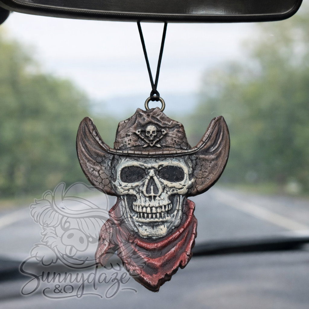 Cowboy Skull - Red