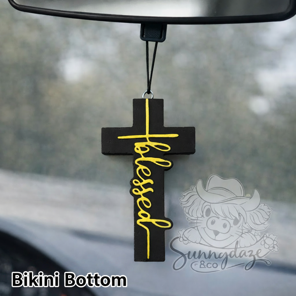 Cross - Blessed/Yellow