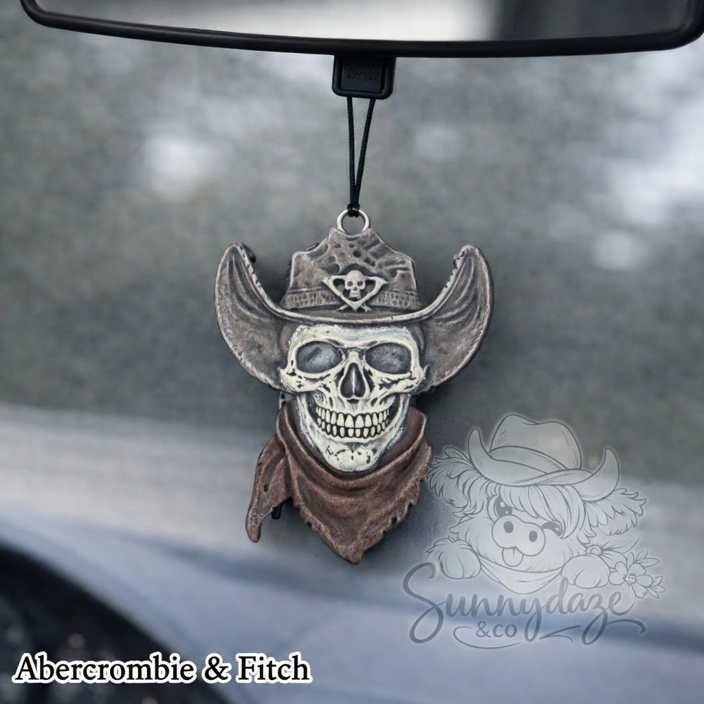 Cowboy Skull - Dk Red