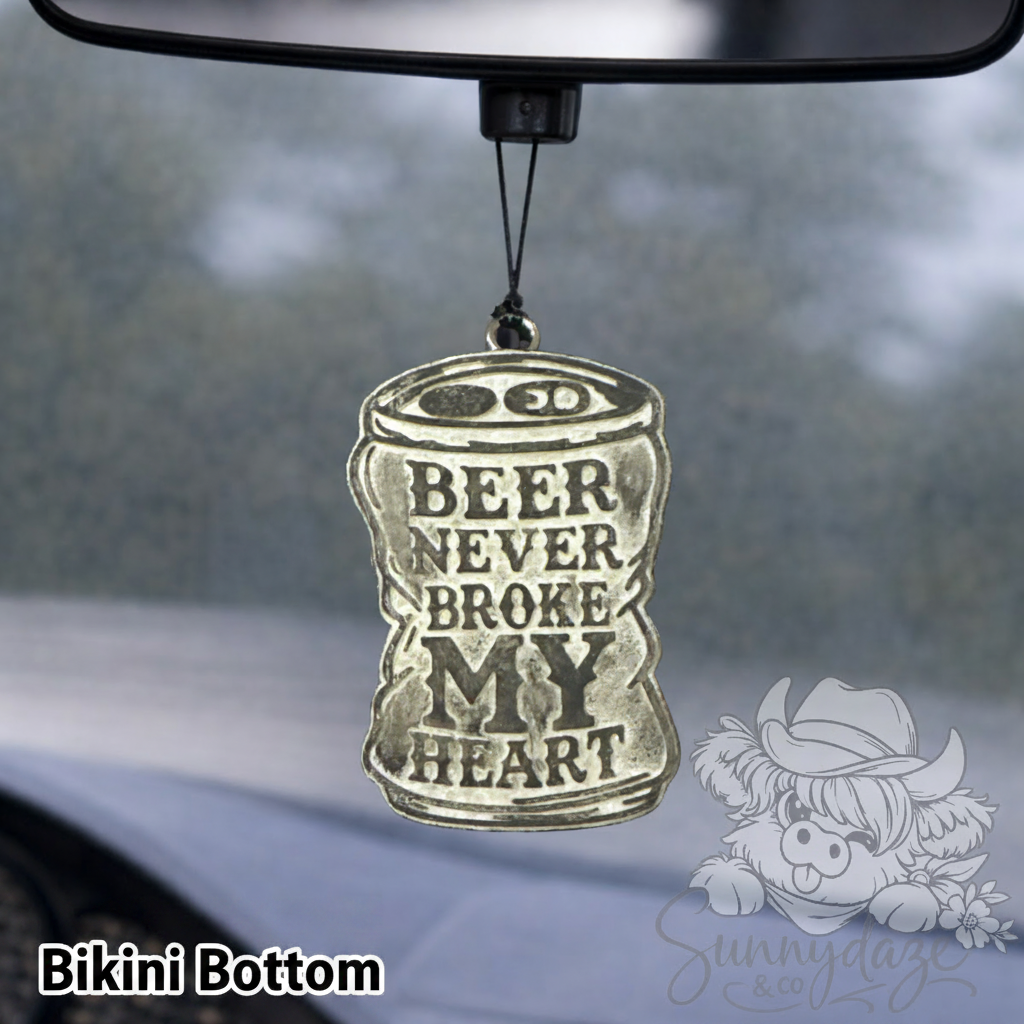 Beer Never Broke -White/Blk