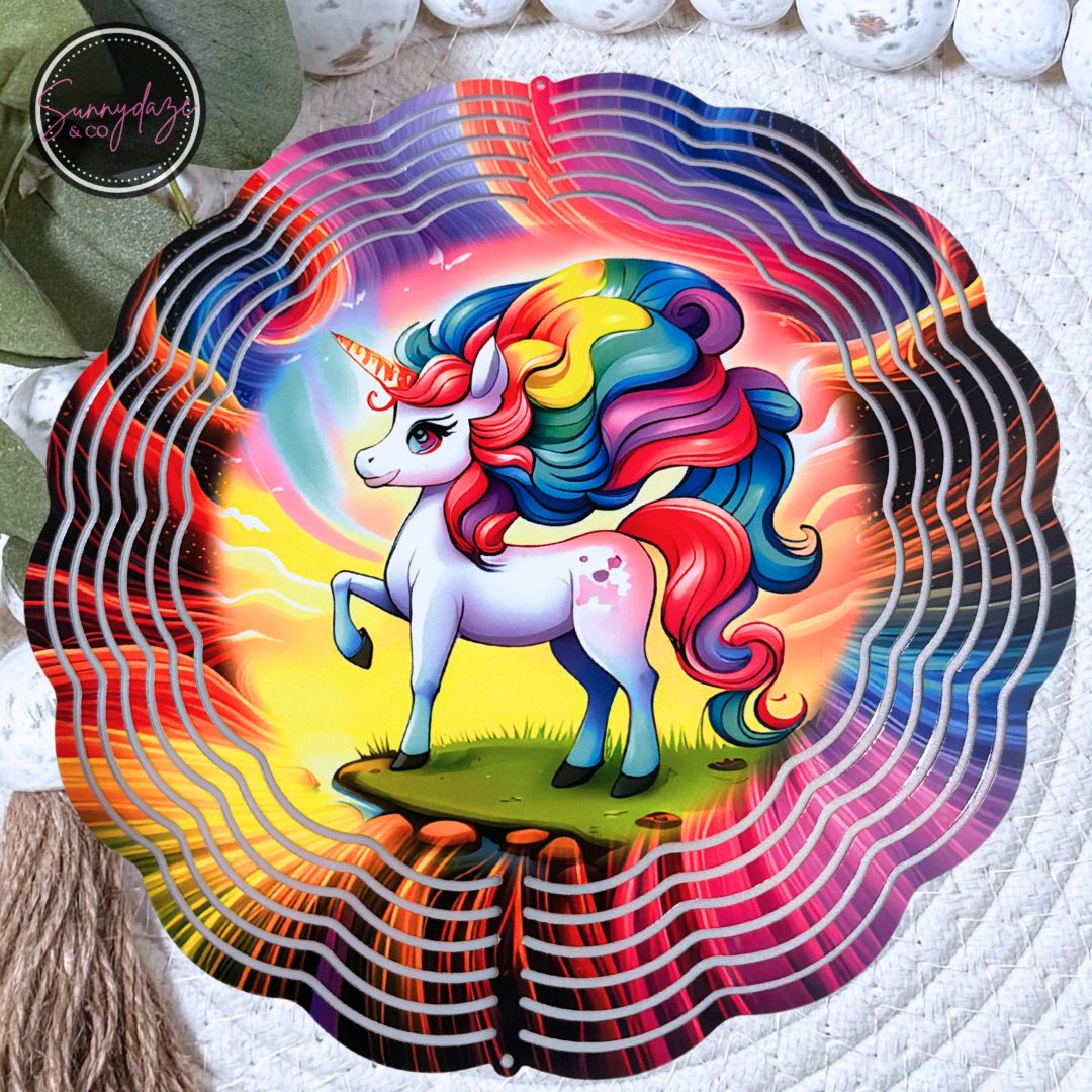 Unicorn Wind Spinner