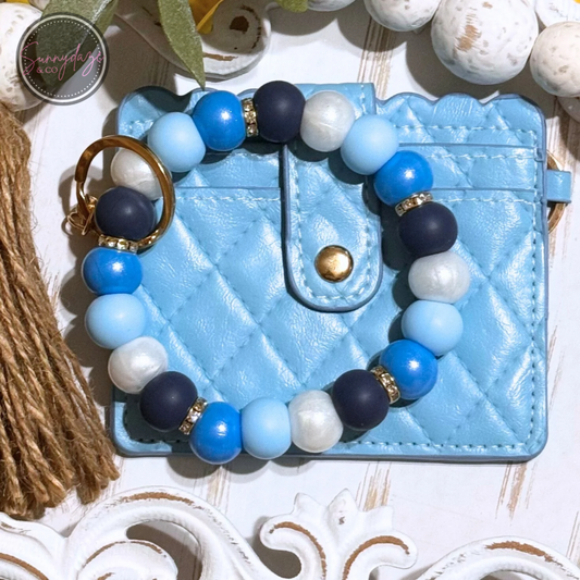 Azure Blue Wristlet