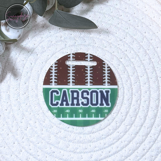 * Custom Backpack Tag