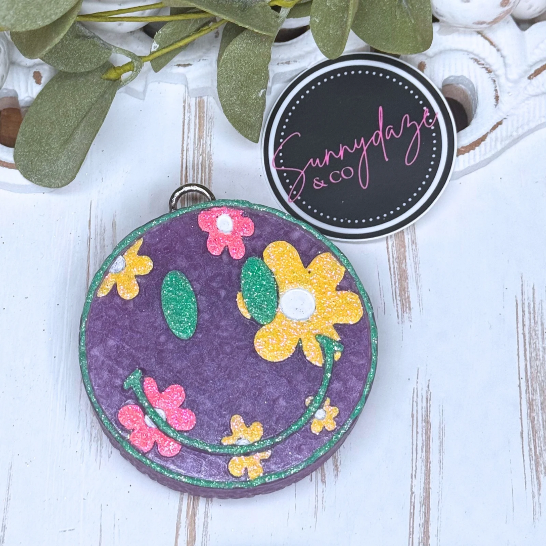 Groovy Daisy Smiley Car Vent Freshie