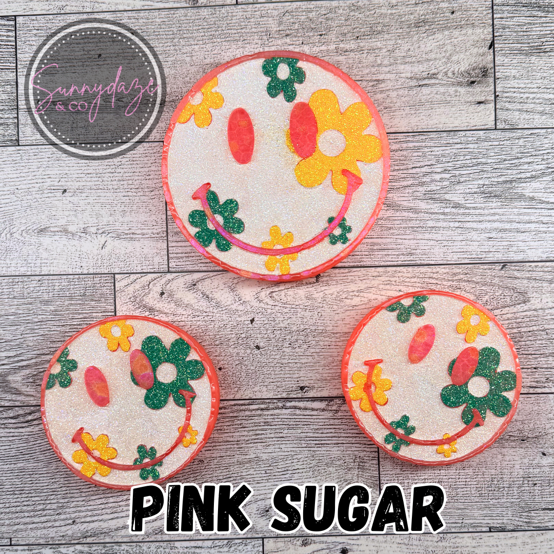 Groovy Daisy Smiley Face Freshie RTS