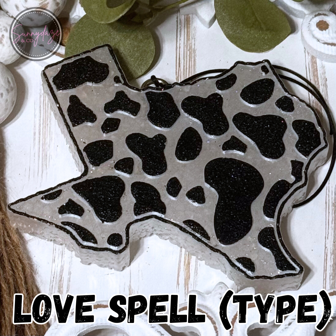 Texas - Cow Print Freshie RTS