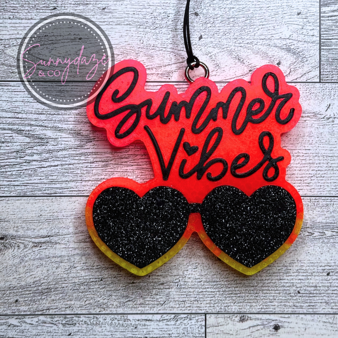 Summer Vibes Sunglasses Freshie