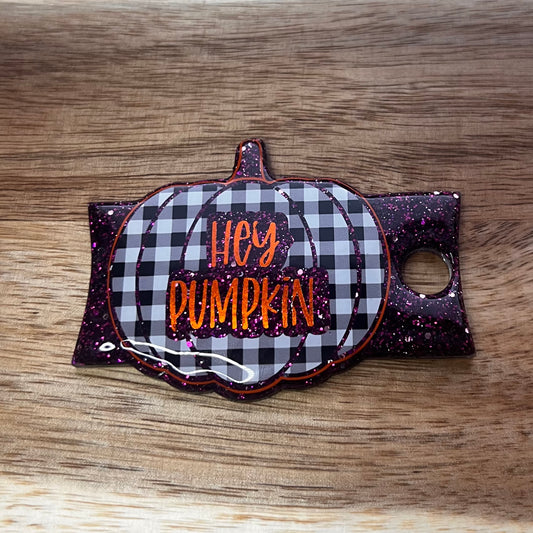 Hey Pumpkin Tumbler Tag