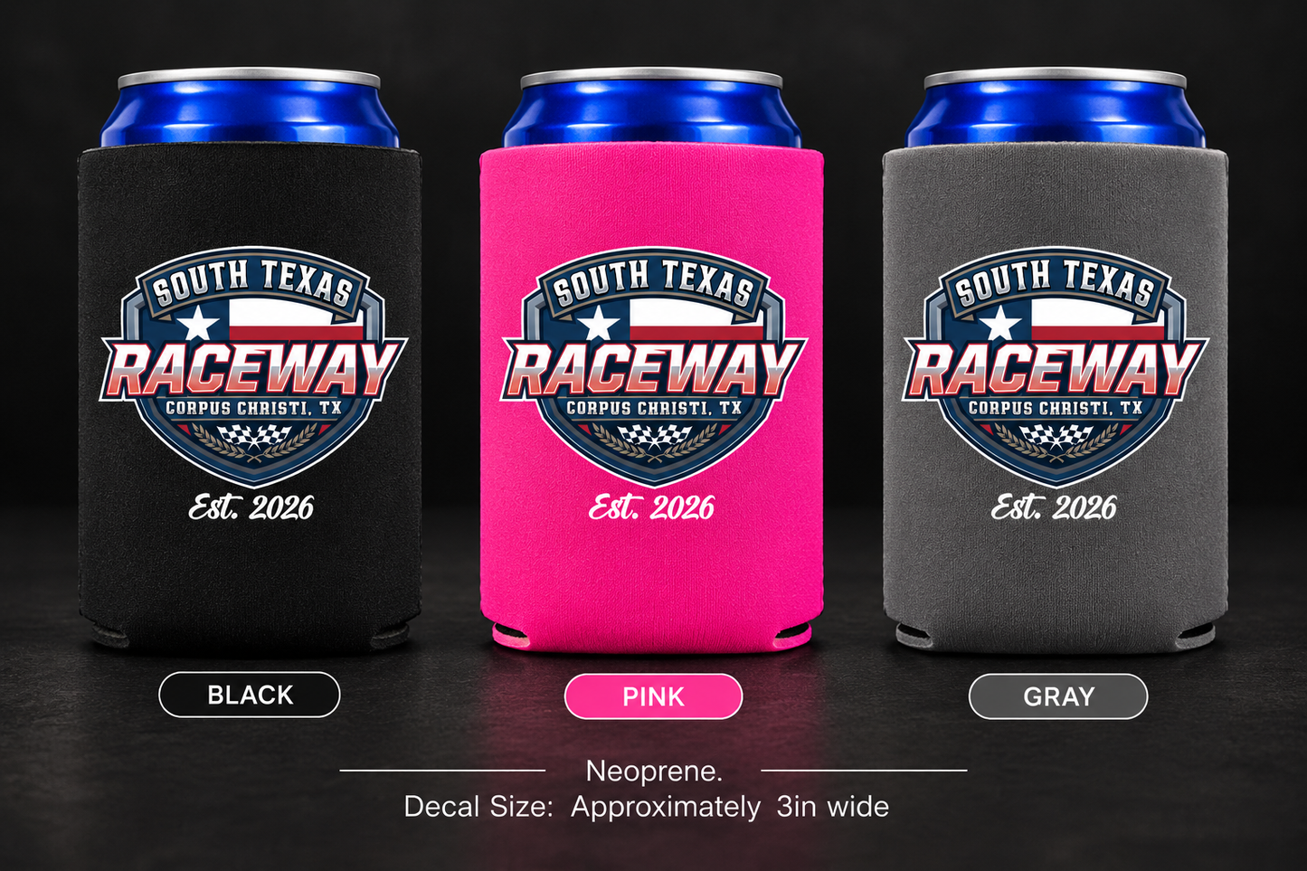 South Texas Raceway Koozie
