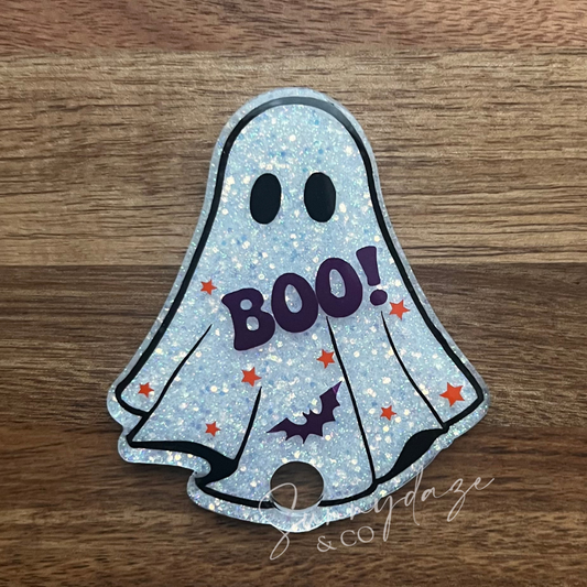 Boo! Ghost Tumbler Tag