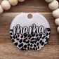 Leopard Mama Tumbler Tag