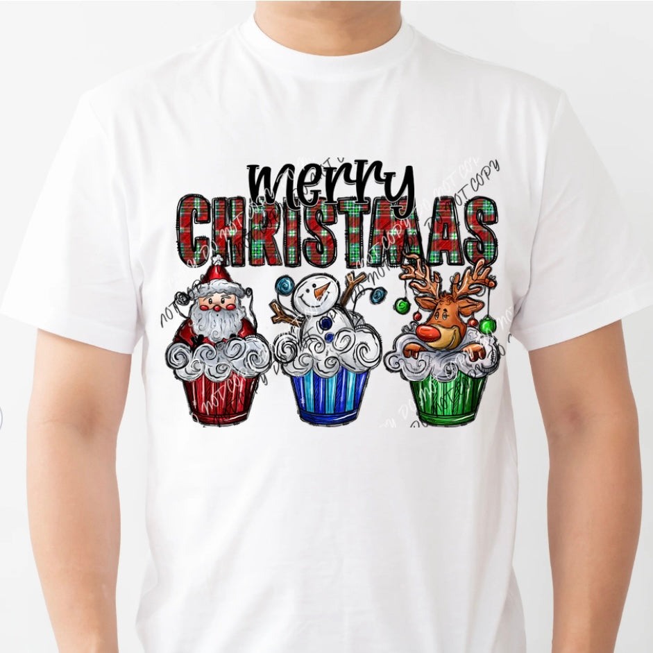 1245 - Merry Christmas Cupcakes