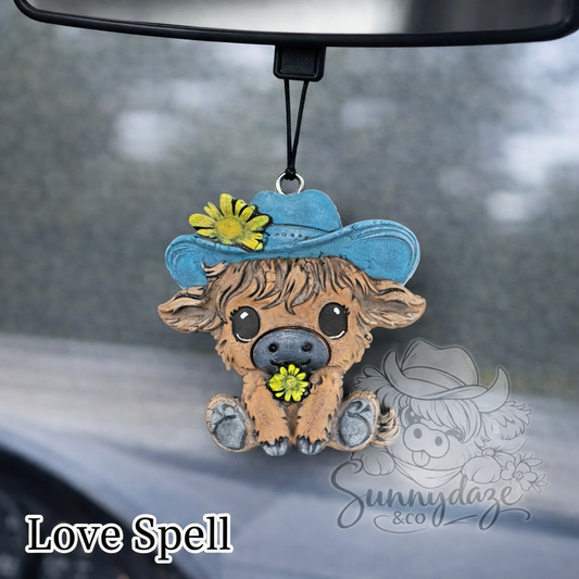 Cute Cow w/ Flower