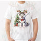 KIDS 1230 - Christmas Husky Pup with Antlers