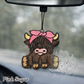 Highland Cow w/ Bow