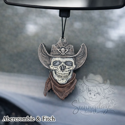 Cowboy Skull - Dk Red