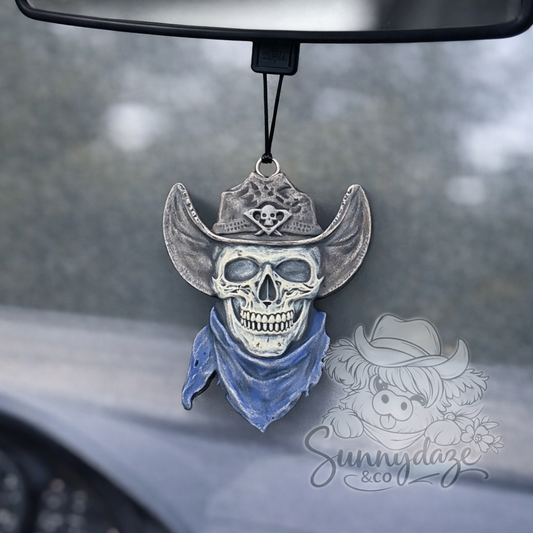 Cowboy Skull -Blue
