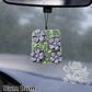 Tooled Floral Tile - Purple