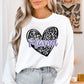 Grey Mama Heart | Glitter - GLI - 124