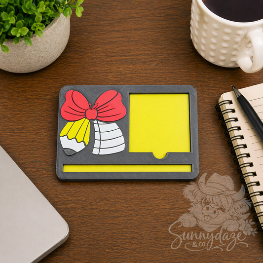 Teacher Apple Bow - Large