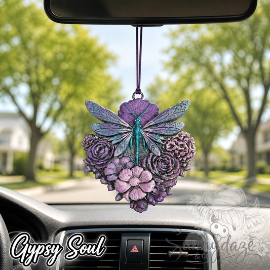 Dragonfly - Purple & Teal