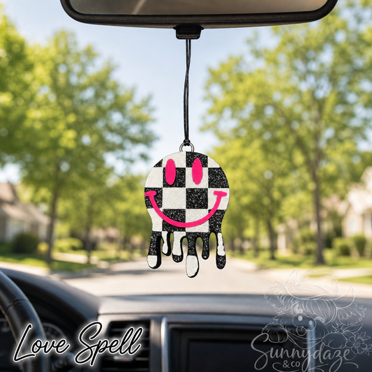 Checkered Smiley - Drip