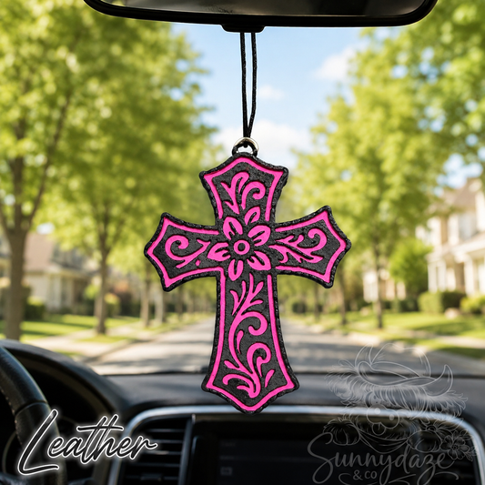 Tooled Cross - Magenta