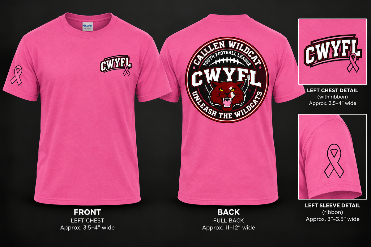CWYFL Pink Our Shirt - Adult