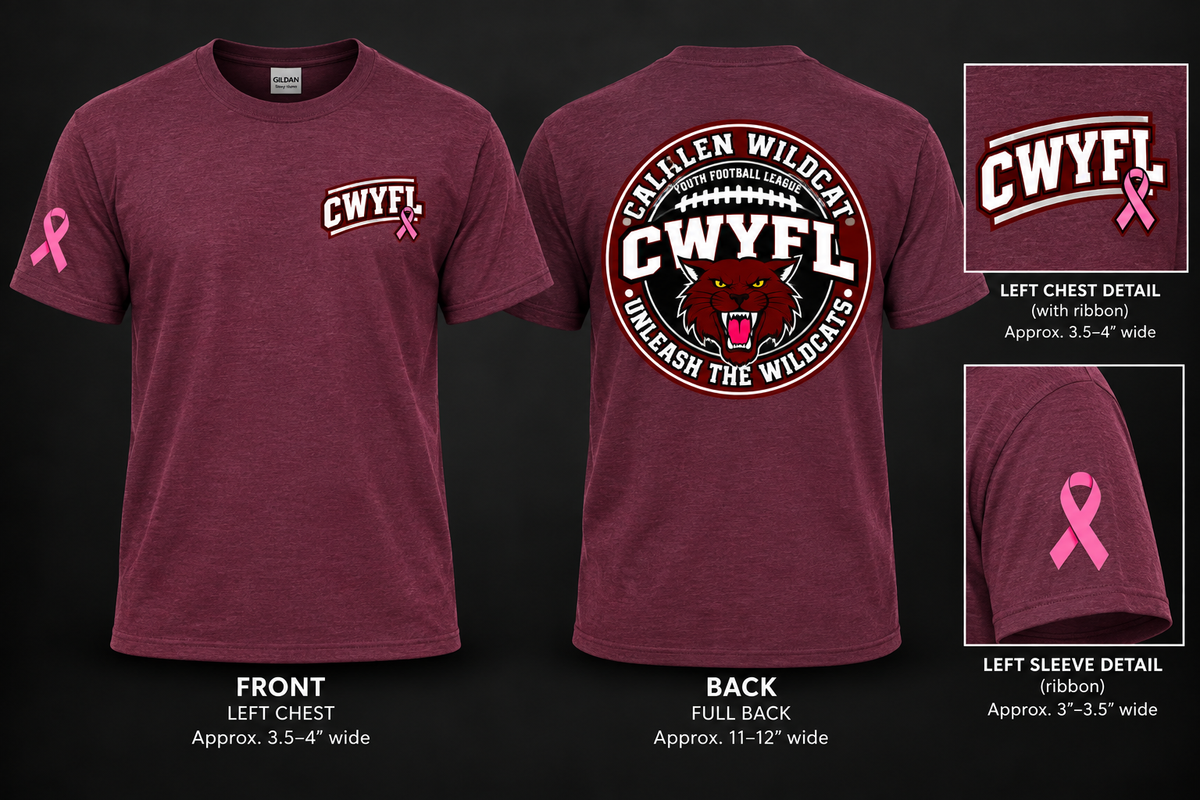 CWYFL Pink Our Shirt - Adult