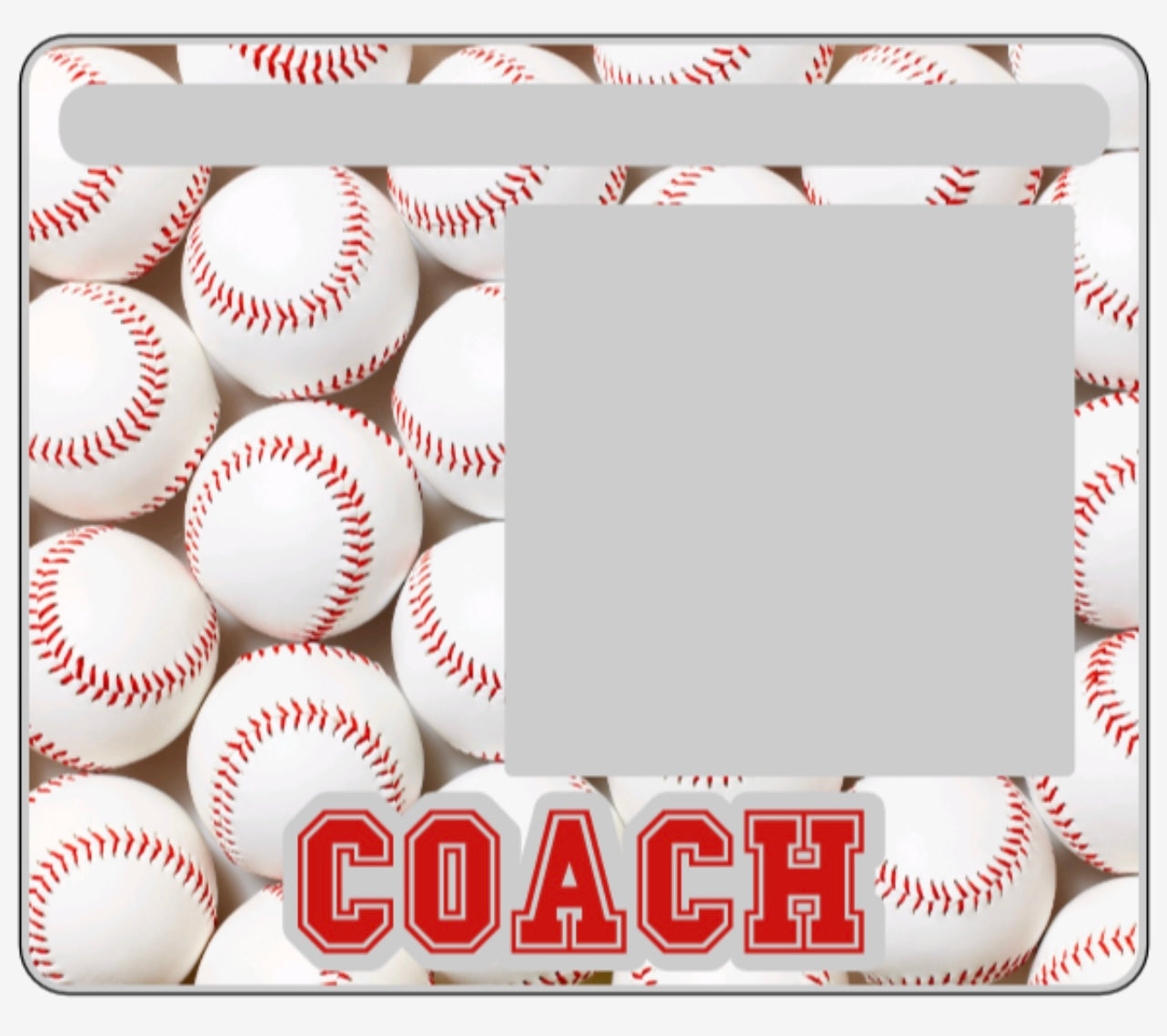 Baseball Coach Sticky Note Holder