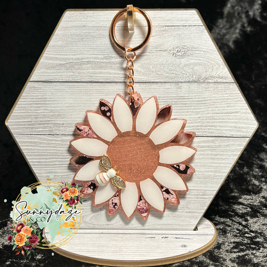 Sunflower White and Rose Gold